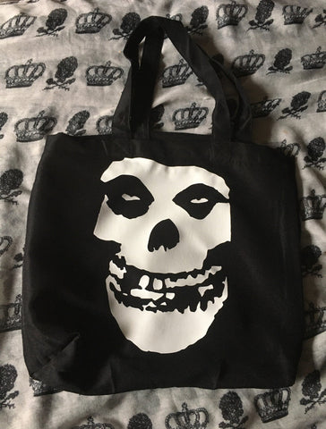 Skull tote bag