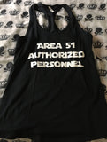 Area 51 ￼racerback tank top