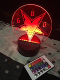 Satan LED light sign