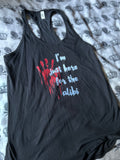 Alibi racerback tank top