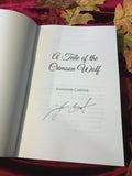 Signed copy A Tale of the Crimson Wolf by Jennifer Carter (old cover)