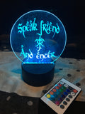 Friend LED light sign