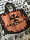 Umbrella corporation bleached tote bag