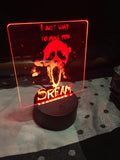 Make you scream LED light sign