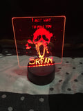 Make you scream LED light sign