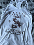 Salem witch academy racerback tank top