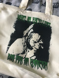 Exorcism tote bag