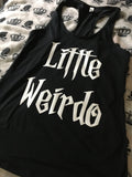 Little weirdo racerback tank top