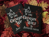 Signed copy A Tale of the Crimson Wolf by Jennifer Carter (old cover)