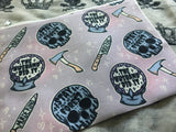 Pastel goth zipper pouch