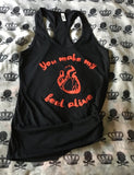 Feel alive￼ racerback tank top