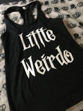 Little weirdo racerback tank top