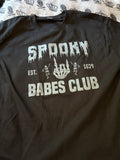 Spooky babes club shirt