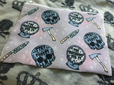 Pastel goth zipper pouch