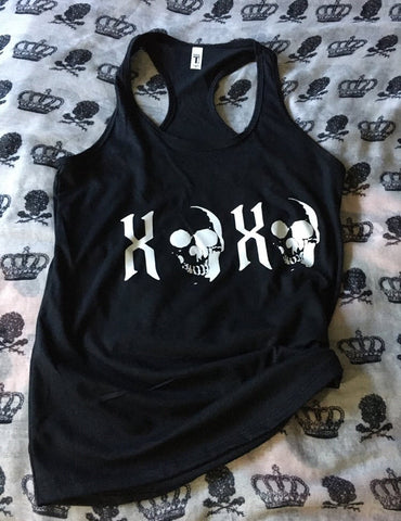 Xoxo￼ racerback tank top