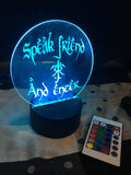 Friend LED light sign