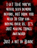 Signed copy Just a Bit of Havoc by Jennifer Carter