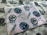 Pastel goth zipper pouch