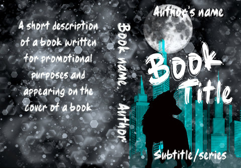 Wolf shifter premade wrap book cover