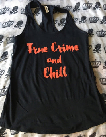 True crime ￼racerback tank top