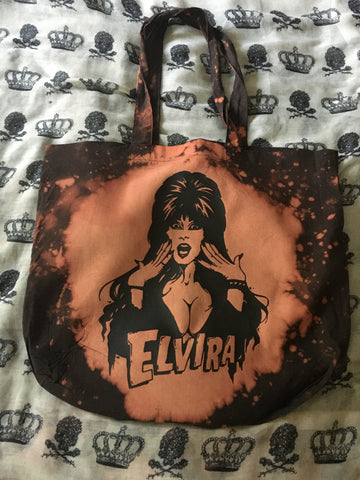 Mistress of darkness bleached tote bag