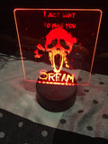 Make you scream LED light sign