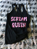 Scream queen ￼racerback tank top