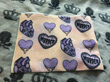 Pastel goth zipper pouch