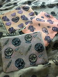 Pastel goth zipper pouch