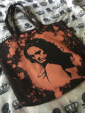 Crow bleached tote bag