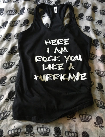 Here I am￼ racerback tank top