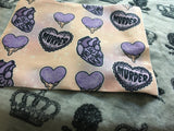 Pastel goth zipper pouch