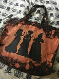 Witchy bleached tote bag