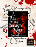 Signed copy A Tale of the Crimson Wolf by Jennifer Carter (old cover)