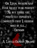 Signed copy A Little Crimson Holiday by Jennifer Carter (novella)