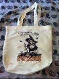 Poison tote bag