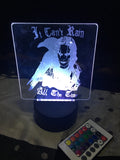 Crow LED light sign