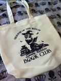 Spooky readers book club tote bag