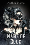 Gothic masquerade premade wrap book cover