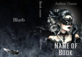 Gothic masquerade premade wrap book cover