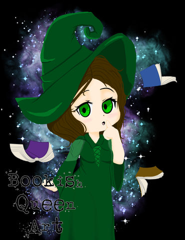 Bookish witch instant download