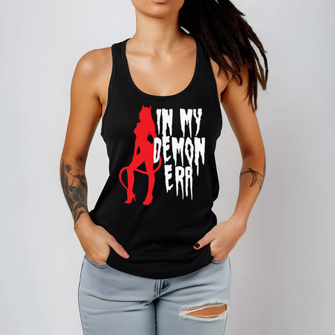 In my demon era racerback tank top