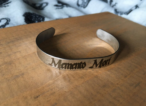 Memento Mori stainless steel bracelet