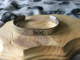 Sinner saint stainless steel bracelet