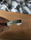 Smut life stainless steel bracelet