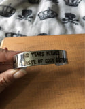 No tears please stainless steel bracelet