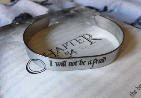 I will not be afraid stainless steel bracelet