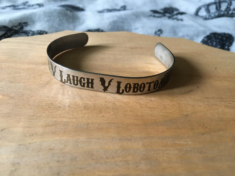 Lobotomy stainless steel bracelet